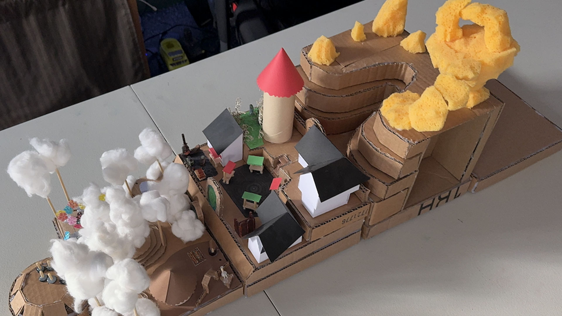 Game cardboard mockup