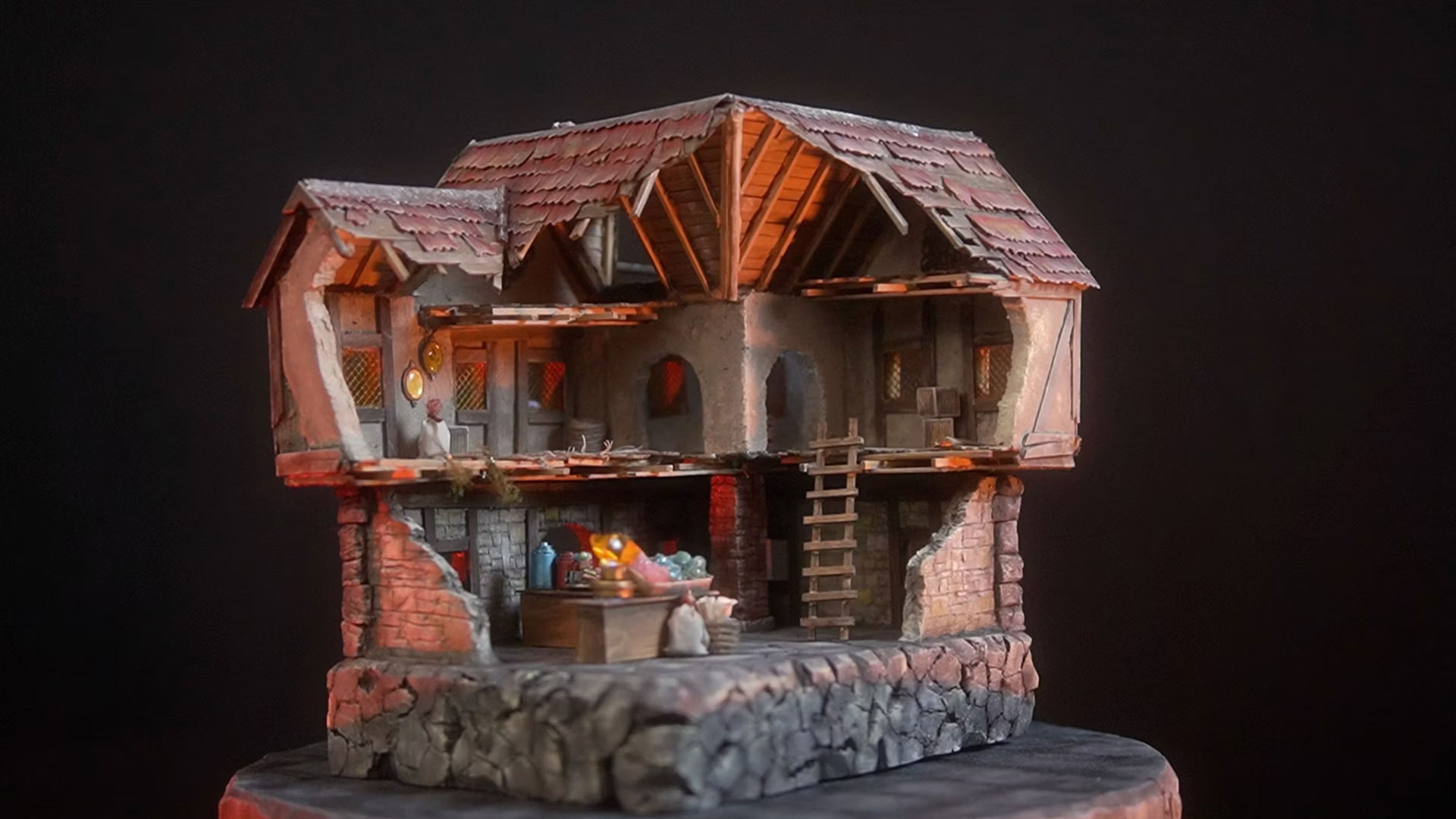 Medieval magic shop build