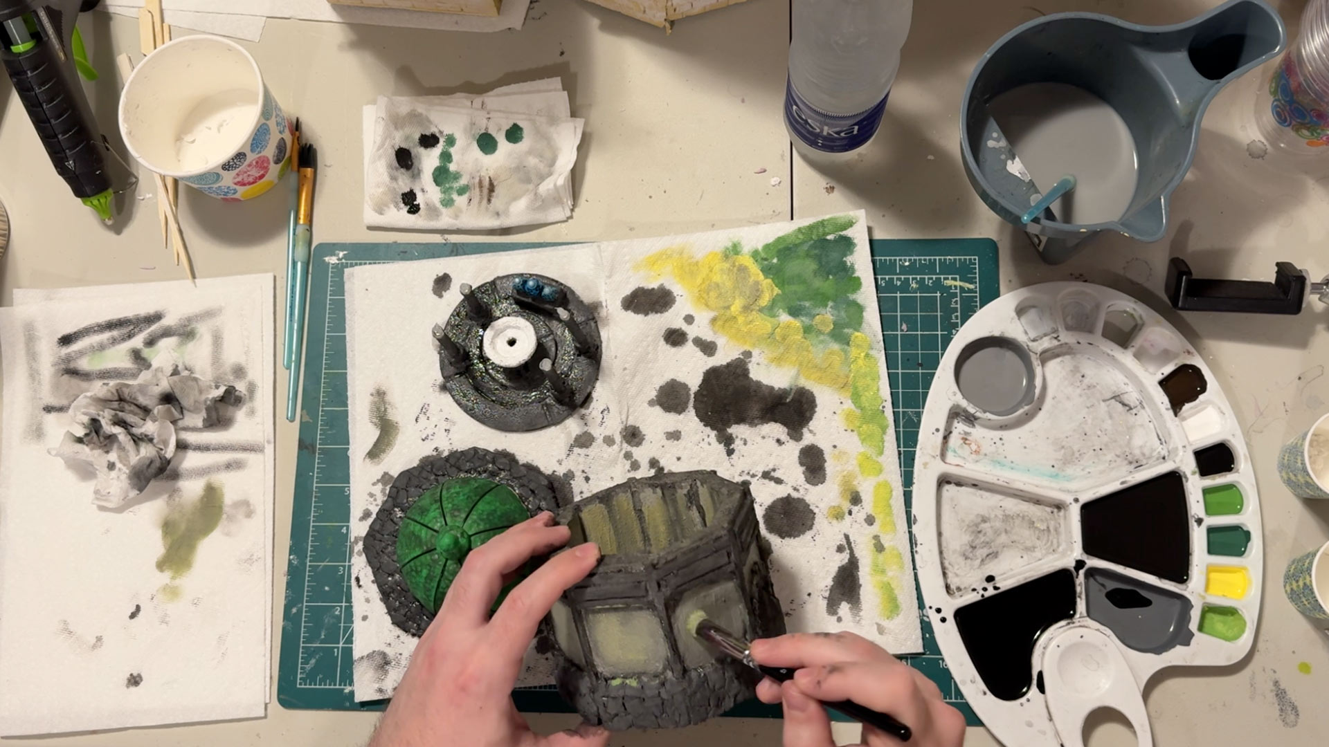 Crafting the graveyard crypt