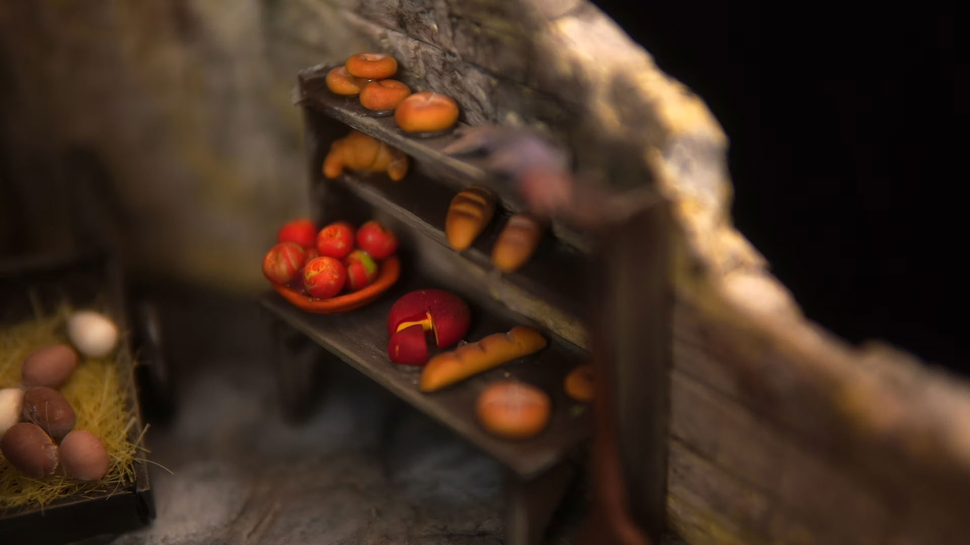 Castle kitchen mini food and props