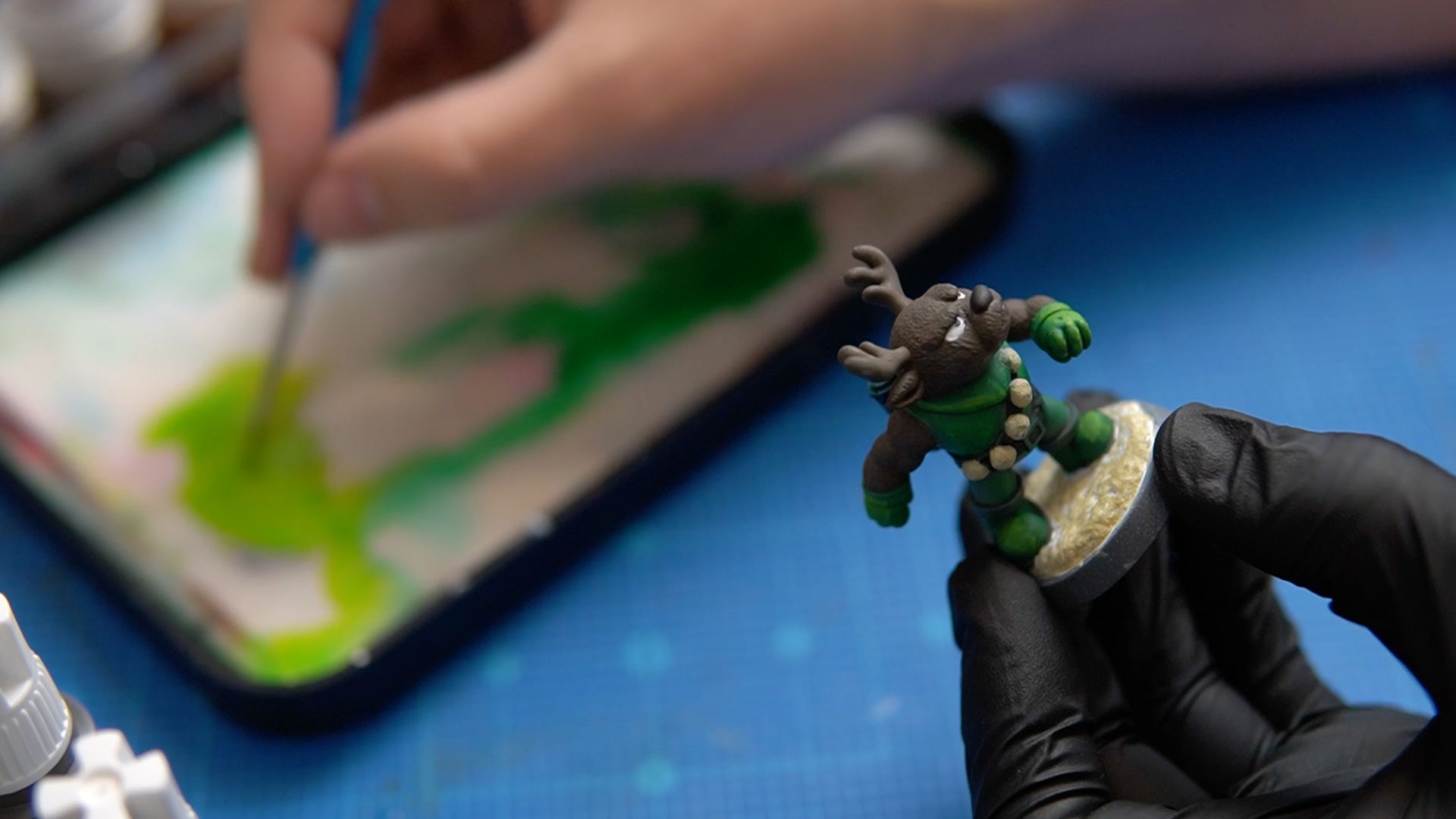 Painting Snow Jumpers faction minis